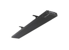 Elektrický tepelný zářič HEATSTRIP Design Radiant Heater 2400 W s DO & app - elegantní celočerný zářič s regulací výkonu a ovládáním prostřednictvím dálkového ovladače nebo aplikace Tuya Smart