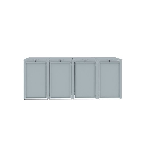 Boxy na 4 popelnice - Model HATCH 04 / STEEL