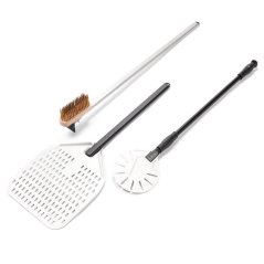 Profesionální sada nářadí na pizzu Fontana Forni (3-dílná) - základní nástroje pro přípravu dokonalé pizzy