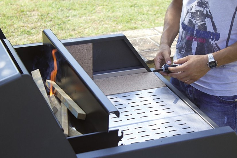 Gril na dřevo a uhlí Fontana Forni MEDITERRANEO