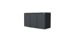 Boxy na 3 popelnice - Model HATCH / STEEL