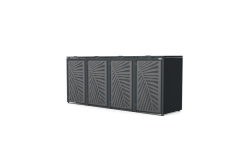 Boxy na 4 popelnice - Model HATCH / STEEL / LEAF Decor