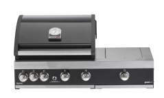 Vestavný plynový gril GrandHall PREMIUM G4 PLUS s bočním infračerveným hořákem
