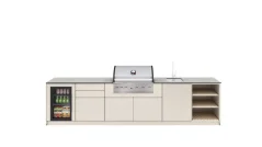 Kitchen boxy - Venkovní kuchyně SET 2 Standart Krémová