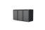Boxy na 3 popelnice - Model HATCH / STEEL / FLAT Decor