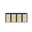 Boxy na 4 popelnice - Model HATCH / WOOD - Barva: RAL 7016 ( Antracit )