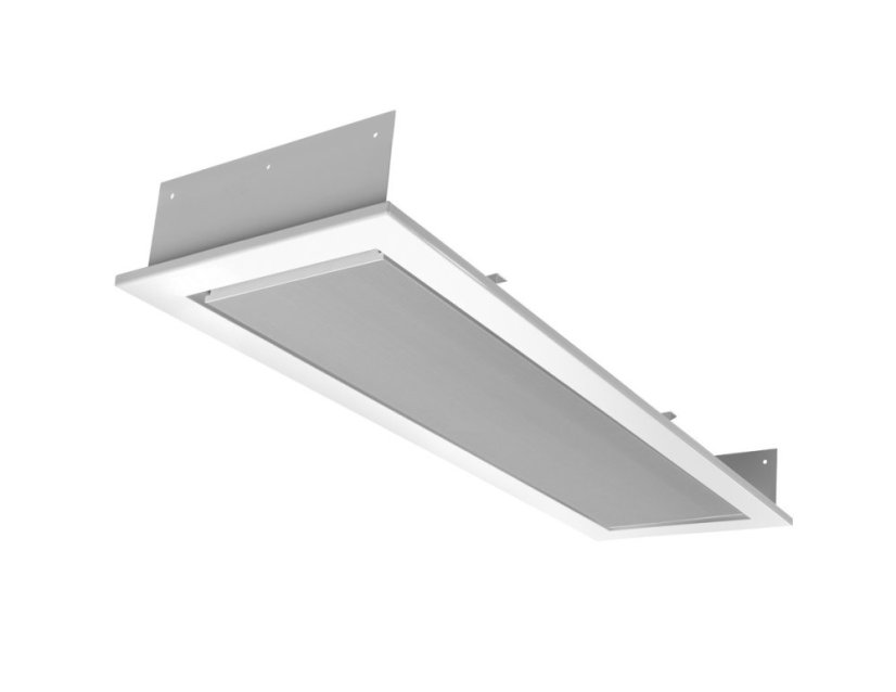 Box pro vestavnou stropní instalaci zářiče HEATSTRIP Indoor 1200 - modul pro dokonalé splynutí tepelného zářiče se stropem