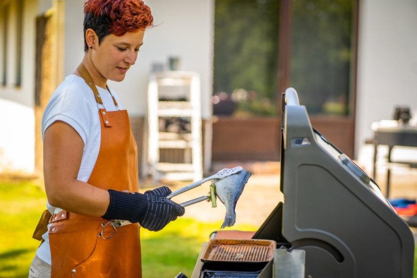 Dámské kevlarové grilovací rukavice BBQ Premium (pár)