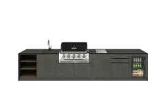 Kitchen boxy - Venkovní kuchyně SET Premium Black Rock 420