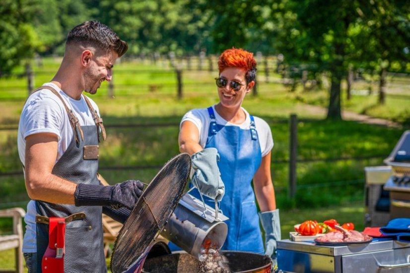 Dámské kožené grilovací rukavice BBQ Premium (pár)