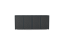 Boxy na 4 popelnice - Model HATCH / STEEL / LEAF Decor - Barva: RAL 7016 ( Antracit ), Barva dekoru: Imitace rzi