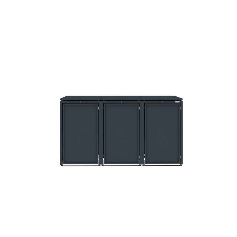 Boxy na 3 popelnice - Model HATCH / STEEL
