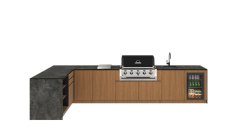 Kitchen Boxy - Venkovní kuchyně model L 1