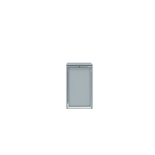 Box na 1 popelnici - Model HATCH 01 / STEEL - Barva: RAL 9005 ( Černá)