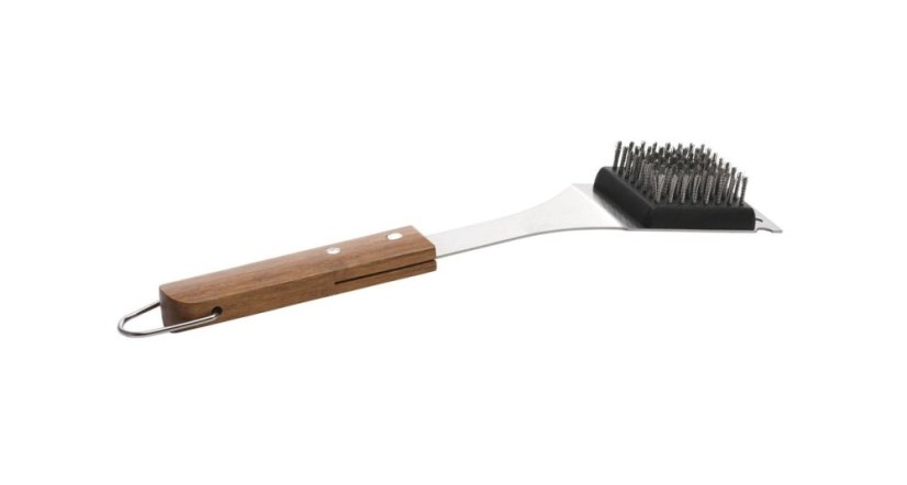 Grilovací kartáč GrandHall s bambusovou rukojetí
