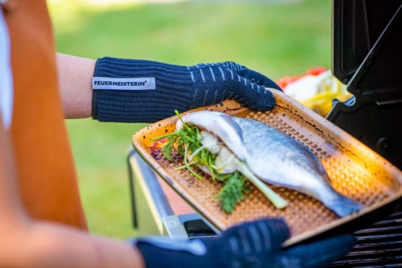 Dámské kevlarové grilovací rukavice BBQ Premium (pár)