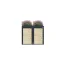 Boxy na 2 popelnice - Model FLORA / WOOD - Barva: RAL 7016 ( Antracit )