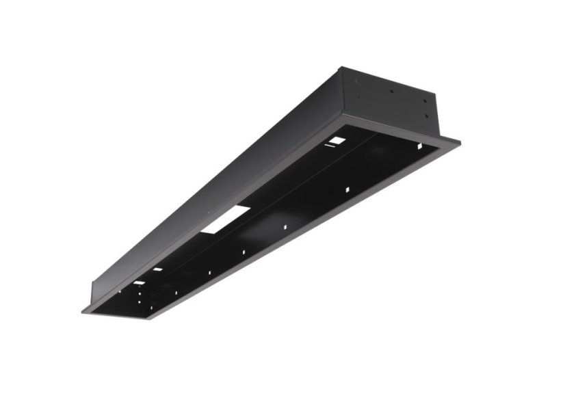 Box pro vestavnou stropní instalaci zářiče HEATSTRIP Design 2400 THD - celočerný modul pro dokonalé splynutí tepelného zářiče se stropem