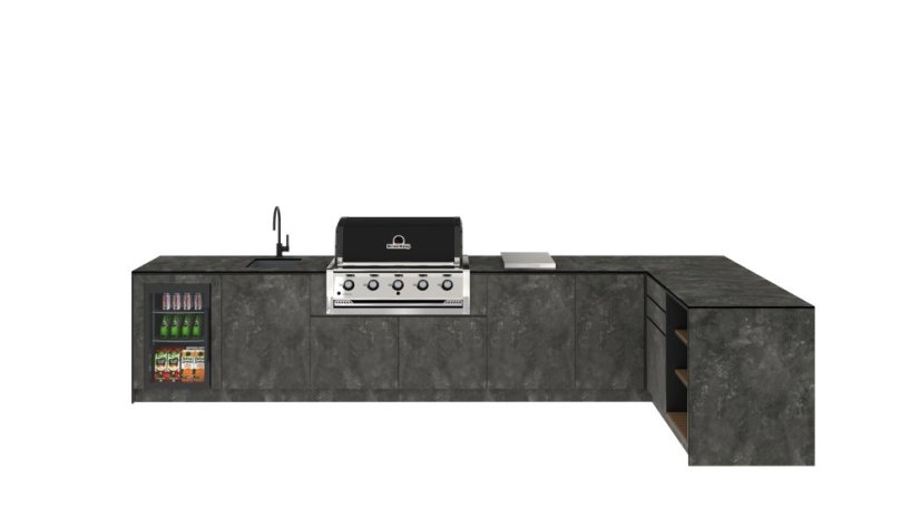 Kitchen Boxy - Venkovní kuchyně model L 2