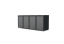 Boxy na 4 popelnice - Model HATCH / STEEL / FLAT Decor