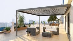 Open Sky Pergola - montáž na zeď TYP 2