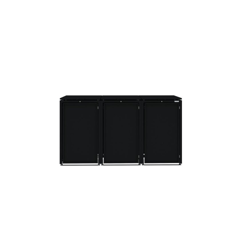 Boxy na 3 popelnice - Model HATCH / STEEL