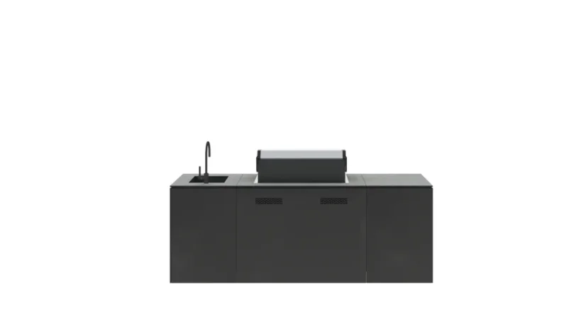 Kitchen boxy - Venkovní kuchyně SET 1 Standart Černá