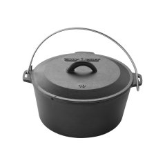 Univerzální litinový hrnec Camp Chef Dutch Oven 25 cm bez nožiček s poklicí