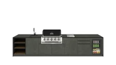 Kitchen boxy - Venkovní kuchyně SET Premium Black Rock 420