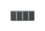 Boxy na 4 popelnice - Model HATCH / STEEL / FLAT Decor