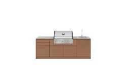 Kitchen boxy - Venkovní kuchyně SET 1 Premium Rez