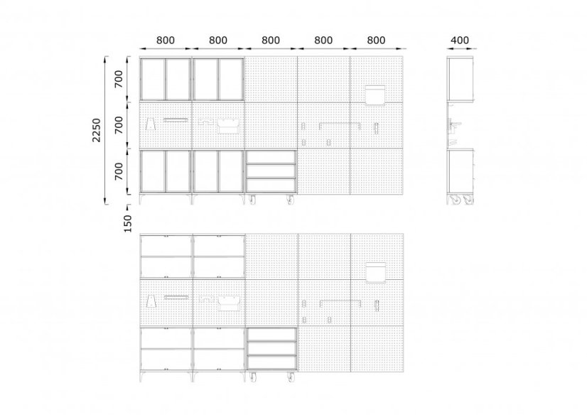 GarageBOXY™ SET M