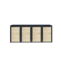 Boxy na 4 popelnice - Model HATCH / WOOD